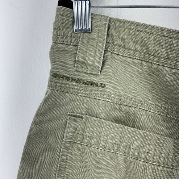 Columbia Mens 34x9 Shorts Cargo Utility Outdoor Norm Gorpcore Hiking Omni Shield - Picture 5 of 7